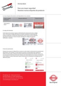 VSI 02/2023 Para una mayor seguridad: Nuestras nuevas etiquetas de producto
